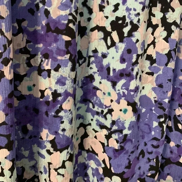 floral lined skirt Sz 12 - Picture 2 of 7